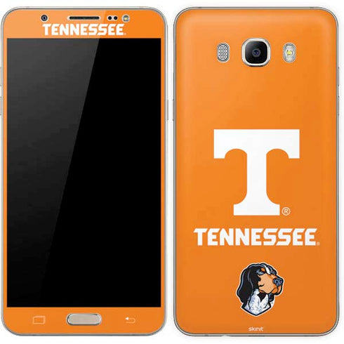 University of Tennessee-Knoxville T Logo on Orange Galaxy J7 Skin