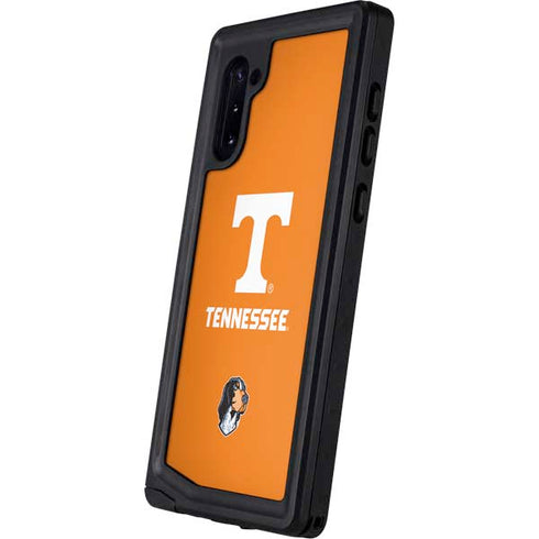 University of Tennessee-Knoxville T Logo on Orange Galaxy Note 10 Waterproof Case