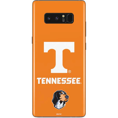 University of Tennessee-Knoxville T Logo on Orange Galaxy Note 8 Skin