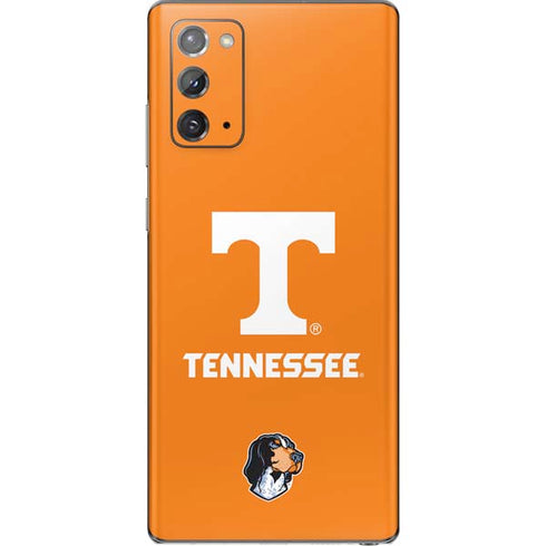 University of Tennessee-Knoxville T Logo on Orange Galaxy Note20 5G Skin