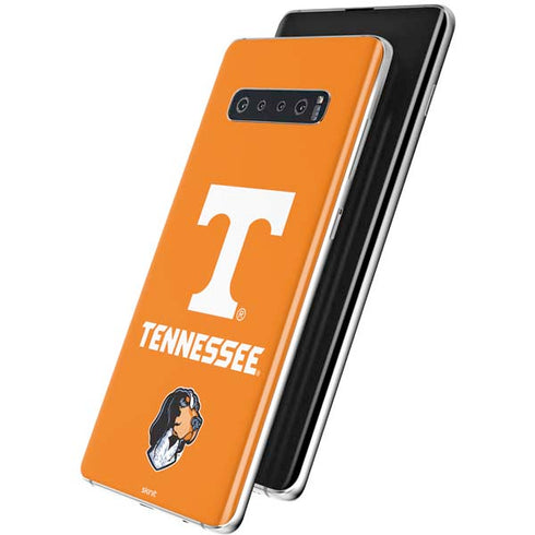 University of Tennessee-Knoxville T Logo on Orange Galaxy S10 Skin