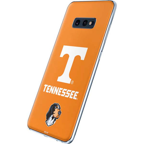 University of Tennessee-Knoxville T Logo on Orange Galaxy S10e Skin