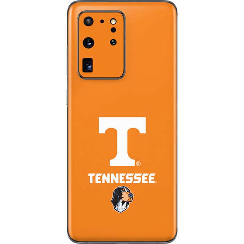 University of Tennessee-Knoxville T Logo on Orange Galaxy S20 Ultra 5G Skin