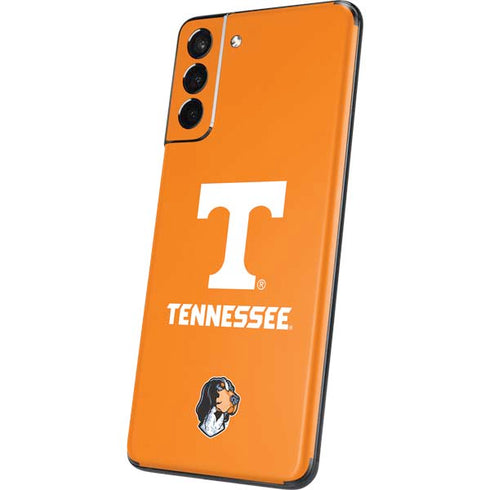 University of Tennessee-Knoxville T Logo on Orange Galaxy S21 5G Skin