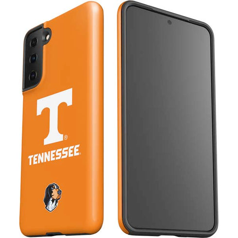 University of Tennessee-Knoxville T Logo on Orange Galaxy S21 FE Pro Case