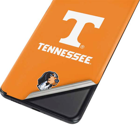 University of Tennessee-Knoxville T Logo on Orange Galaxy S21 Plus 5G Skin