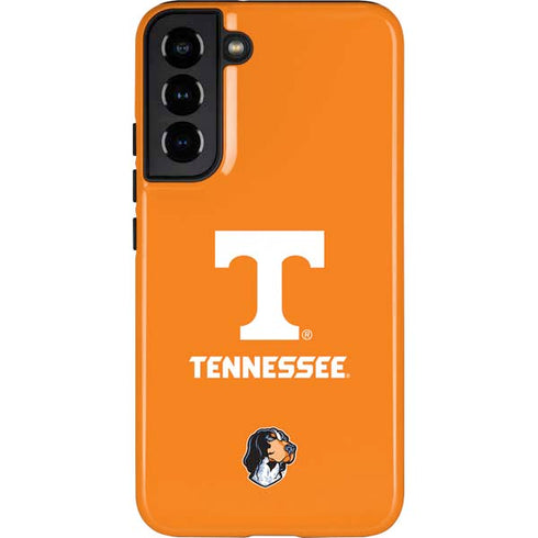 University of Tennessee-Knoxville T Logo on Orange Galaxy S22 Plus Pro Case