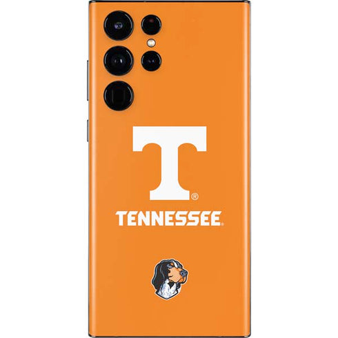 University of Tennessee-Knoxville T Logo on Orange Galaxy S22 Ultra Skin
