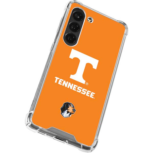 University of Tennessee-Knoxville T Logo on Orange Galaxy S23 Clear Case