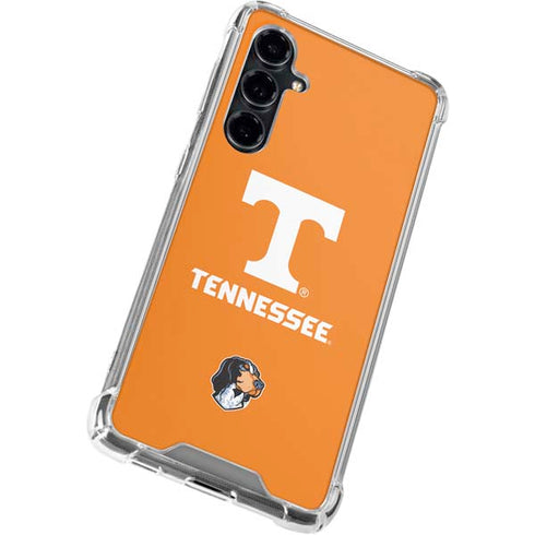 University of Tennessee-Knoxville T Logo on Orange Galaxy S23 FE Clear Case
