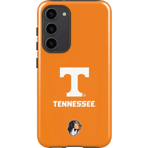 University of Tennessee-Knoxville T Logo on Orange Galaxy S23 Plus Pro Case