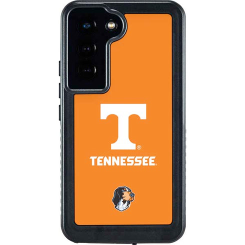 University of Tennessee-Knoxville T Logo on Orange Galaxy S23 Waterproof Case