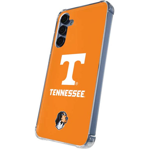 University of Tennessee-Knoxville T Logo on Orange Galaxy S24 Clear Case