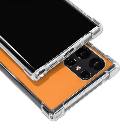 University of Tennessee-Knoxville T Logo on Orange Galaxy S24 Ultra Clear Case