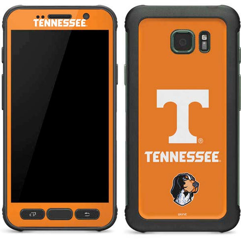 University of Tennessee-Knoxville T Logo on Orange Galaxy S7 Active Skin