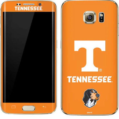 University of Tennessee-Knoxville T Logo on Orange Galaxy S7 Edge Skin