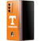 University of Tennessee-Knoxville T Logo on Orange Galaxy Z Fold2 5G Skin