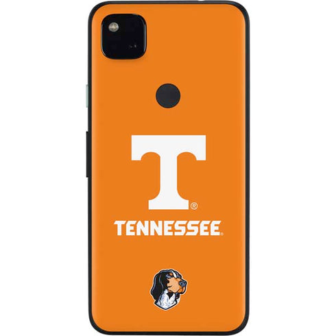 University of Tennessee-Knoxville T Logo on Orange Google Pixel 4a Skin