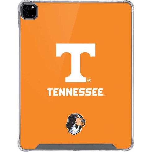 University of Tennessee-Knoxville T Logo on Orange iPad Pro 12.9in (2020) Clear Case