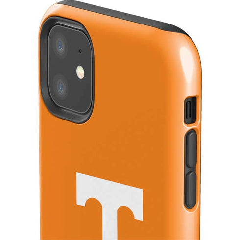 University of Tennessee-Knoxville T Logo on Orange iPhone 11 Impact Case