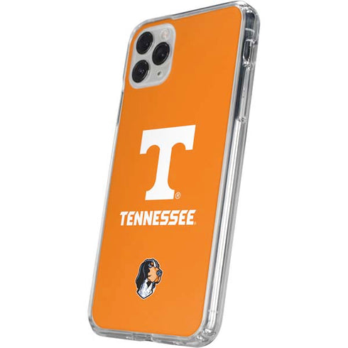 University of Tennessee-Knoxville T Logo on Orange iPhone 11 Pro Clear Case