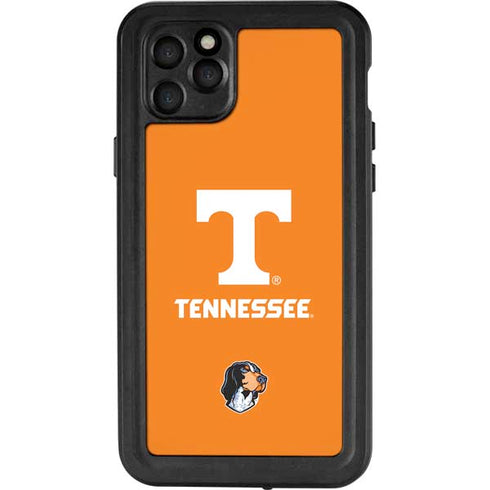 University of Tennessee-Knoxville T Logo on Orange iPhone 11 Pro Max Waterproof Case