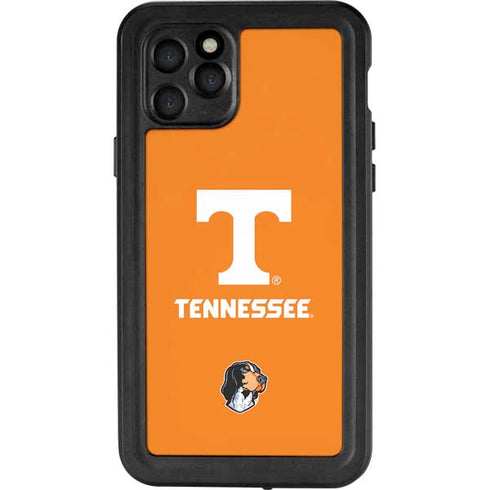 University of Tennessee-Knoxville T Logo on Orange iPhone 11 Pro Waterproof Case