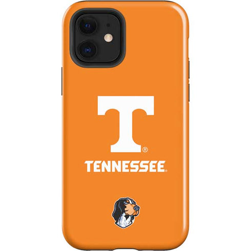 University of Tennessee-Knoxville T Logo on Orange iPhone 12 Impact Case