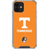 University of Tennessee-Knoxville T Logo on Orange iPhone 12 Mini Clear Case