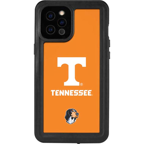 University of Tennessee-Knoxville T Logo on Orange iPhone 12 Pro Max Waterproof Case