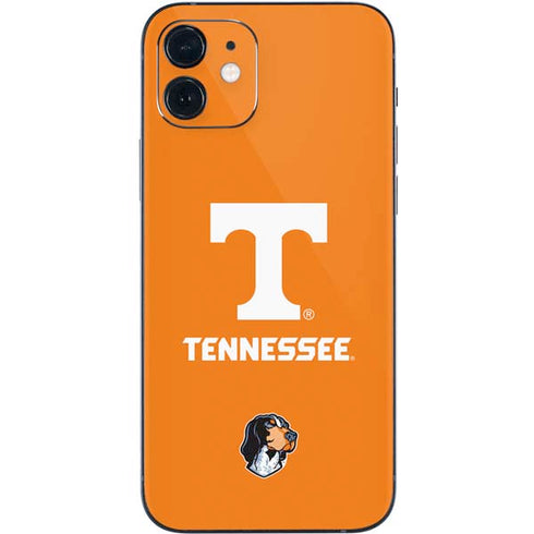 University of Tennessee-Knoxville T Logo on Orange iPhone 12 Skin