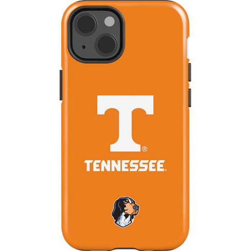 University of Tennessee-Knoxville T Logo on Orange iPhone 14 Impact Case
