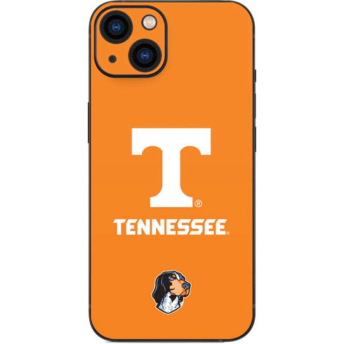 University of Tennessee-Knoxville T Logo on Orange iPhone 14 Plus Skin