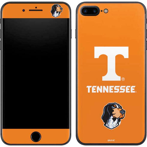 University of Tennessee-Knoxville T Logo on Orange iPhone 8 Plus Skin