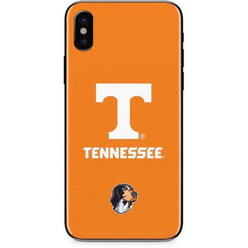 University of Tennessee-Knoxville T Logo on Orange iPhone X Skin