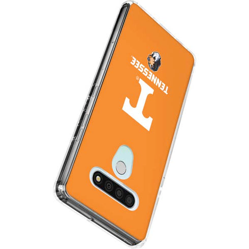 University of Tennessee-Knoxville T Logo on Orange LG Stylo 6 Clear Case