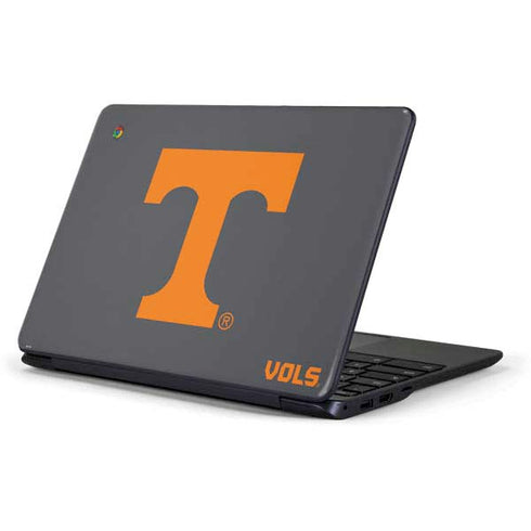 University of Tennessee-Knoxville T Logo Vols on Gray Samsung Chromebook Skin