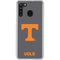 University of Tennessee-Knoxville T Logo Vols on Gray Galaxy A21 Clear Case