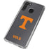 University of Tennessee-Knoxville T Logo Vols on Gray Galaxy A21 Clear Case