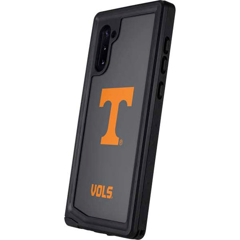 University of Tennessee-Knoxville T Logo Vols on Gray Galaxy Note 10 Waterproof Case