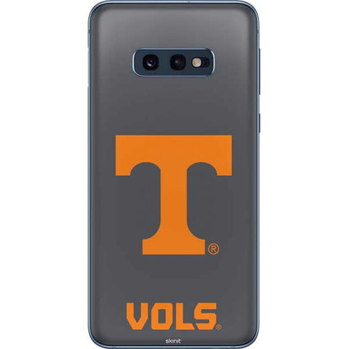 University of Tennessee-Knoxville T Logo Vols on Gray Galaxy S10e Skin