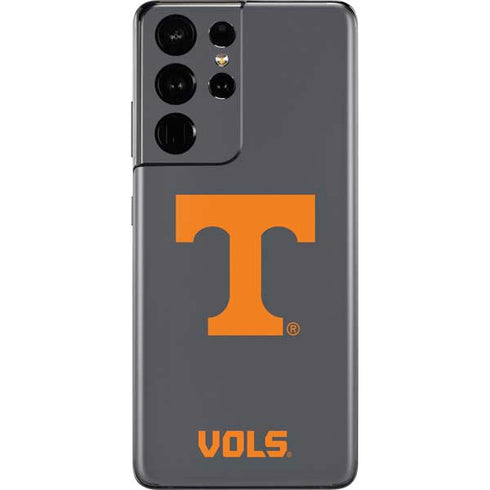 University of Tennessee-Knoxville T Logo Vols on Gray Galaxy S21 Ultra 5G Skin
