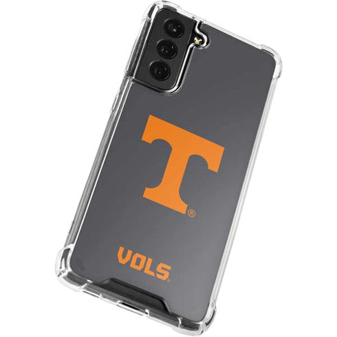 University of Tennessee-Knoxville T Logo Vols on Gray Galaxy S22 Plus Clear Case