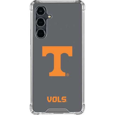 University of Tennessee-Knoxville T Logo Vols on Gray Galaxy S23 FE Clear Case