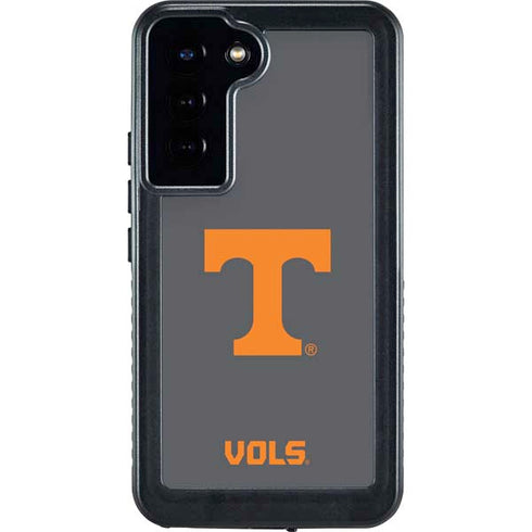 University of Tennessee-Knoxville T Logo Vols on Gray Galaxy S23 Plus Waterproof Case