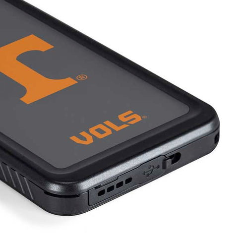University of Tennessee-Knoxville T Logo Vols on Gray Galaxy S23 Plus Waterproof Case