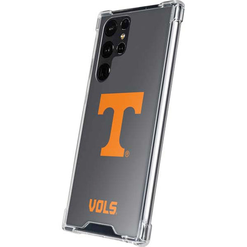 University of Tennessee-Knoxville T Logo Vols on Gray Galaxy S24 Ultra Clear Case
