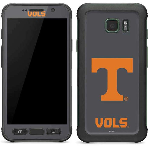 University of Tennessee-Knoxville T Logo Vols on Gray Galaxy S7 Active Skin