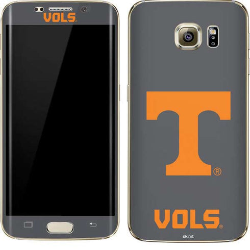 University of Tennessee-Knoxville T Logo Vols on Gray Galaxy S7 Edge Skin