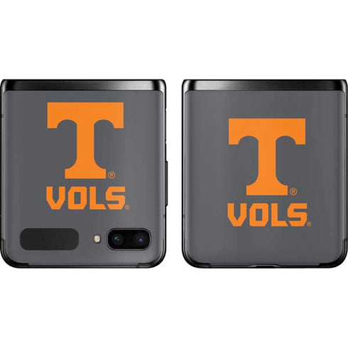 University of Tennessee-Knoxville T Logo Vols on Gray Galaxy Z Flip Skin